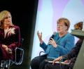 Bild: Kay Nietfeld/dpa
Merkel warb für einen weiten Begriff der Demokratie.