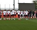 Bild: Federico Gambarini/dpa
Jürgen Klopp richtet vor dem ersten Teamtraining eine Ansprache an die Nationalspieler.