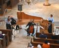 Bild: Kerstin Kiener
Barocke Klänge zauberten die fünf Musiker von der HofCapelle aus Hof in die Michaelskirche.