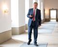 Bild: Daniel Vogl/dpa
Markus Söder präsentiert Pläne und Forderungen für München und Berlin.