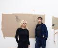 Bild: Jürgen Dehm | Oberpfälzer Künstlerhaus
Die Gastkünstlerinnen Anzhelika Palyvoda und Agnes Lammert im Internationalen Künstlerhaus Schwandorf.