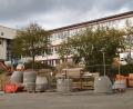 Bild: Elfriede Weiß
Die Schule ist gegenwärtig eine riesige Baustelle