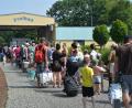 Bild: Josef Rosner
Zuweilen gab es heuer sogar lange Warteschlagen an heißen Tagen vor dem Eingang zum Freibad.