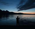 Bild: Katrin Requadt/dpa
Abendstimmung am Kochelsee.