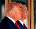 Bild: Maxim Shemetov/Pool Reuters/AP/dpa
Im Mai trafen sich Trump und Xi zuletzt (Archivbild).