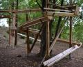 Bild: Peter Garreiss
Die Holzkugelbahn ist eine der neuen Attraktionen im Moosbacher Generationenpark.