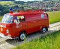 Bild: Manuel Först
Wenn der Feuerwehr-Bulli von Manuel Först auftaucht,. dann zieht er alle Blicke auf sich. An dem Fahrzeug aus dem Jahr 1969 ist alles noch im Originalzustand.