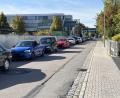 Bild: Andreas Ascherl
In der Welserstraße in Amberg staut sich der Verkehr. Das hängt mit den Bauarbeiten an der parallel dazu verlaufenden Bundesstraße B85 zusammen. Die Aufregung ist groß.