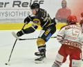 Bild: Hubert Ziegler
In einem Testspiel vor der abgelaufenen Bayernliga-Saison behielt der ERSC Amberg mit 8:6 die Oberhand über die Ice Dogs aus Pegnitz (Bild).