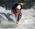 Bild: Danish Ravi/ZUMA Press Wire/dpa
Emily Apel holte bei der Kanuslalom-EM Bronze im Kajak. (Archivbild)