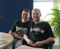 Bild: knz
Der Wahl-Weidener Dominic Schramm (links) und Felix Merl aus Wackersdorf treten gemeinsam als die Rapper Signature und Feelikx auf.