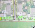 Grafik: Plan Ingenieurbüro für Tiefbautechnik, Christoph Reger
Bei der Gestaltung der Straße entlang des B-Platzes hat sich der Bauausschuss für die Variante drei entschieden. Pflaster entlang der Umkleiden, acht Stellplätze, ein Gehweg Richtung Osten und Gras sollen das Areal verschönern.