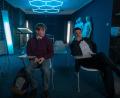 Bild: --/ZDF/dpa
Asel Asanow (Lukas Zumbrock, l.) und Andreas Rödig (Klaus Steinbacher, r.) wollen Agenten werden.