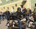 Bild: Joachim Gebhardt
Rudolf Härtl rollt an mit seiner Indian Chief - ein prachtvolles, fast 80 Jahre altes Motorrad.