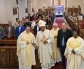 Bild: Karl Ziegler
Bischof Beatus freute sich über den herzlichen Empfang in der gut besuchten Eslarner Pfarrkirche.
