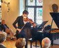 Bild: Helmut Kunz
Johannes Rosenberg und Seunghun Shin bei der Max-Reger-Matinee.