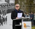 Bild: Martin Schutt/dpa
Hape Kerkeling hat eine vielbeachtete Rede zum Jahrestag der Befreiung des Konzentrationslagers Buchenwald bei Weimar gehalten. (Archivbild)
