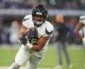 Bild: Michael Conroy/AP/dpa
Die bislang letzte NFL-Station für Jakob Johnson waren die Houston Texans. (Archivbild)