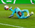 Bild: Peter Dejong/AP
Irlands Torwart Gavin Bazunu boykottiert die Nations-League-Spiele gegen Israel. (Archivbild)