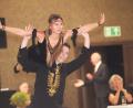 Bild: Rudolf Hirsch
Das Tanzpaar Carina und Timo Johl begeisterte beim Herbstball des TSV Schwandorf mit lateinamerikanischen Tänzen und einem spanischen "Paso Doble".