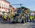 Bild: Roland Wellenhoefer
Auch der Leerstand des Stadthallen-Restaurants war Thema beim Kirwazug: Dieser Wagen präsentierte eine innovative Lösung des Problems.