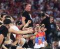 Bild: Daniel Löb/dpa
Die Behörden in München sind nicht glücklich über das Länderspiel gegen Serbien während des Oktoberfestes. (Archiv)