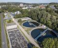Bild: Stadt Marktredwitz
Im Süden der Stadt Marktredwitz liegt die Kläranlage, die alle Haushalts- und Industrieabwässer in der Kommune reinigt.