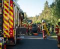 Bild: Marina Gube
In der Spitze sollen bis zu 100 Feuerwehrleute und 80 Sanitäter und Notärzte im Einsatz gewesen sein.