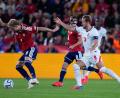 Bild: Petr David Josek/AP/dpa
Harry Kane (rechts) traf erneut für England.