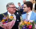 Bild: Sven Hoppe/dpa
Die neuen Minister sind vereidigt.