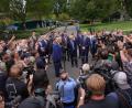 Bild: Jacquelyn Martin/AP/dpa
US-Präsident Trump zeigt Verständnis für Nordkoreas Atomwaffen.