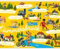 Bild: Tom Beer
Dieses Wimmelbild gab es in Kümmersbruck heuer zum Schulanfang als Hintergrund auf einem Stundenplan gedruckt. Hier wurde Nene Brown im Bayern-Trikot verewigt.