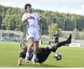 Archivbild: Hubert Ziegler
Jakob Pilhöfer (links) vom SV Raigering gegen Matthias Schreyer (rechts) vom FC Wernberg
SV Raigering - FC Wernberg 1:1