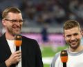 Bild: Christian Charisius/dpa
Letzter gemeinsamer Auftritt als TV-Experten: Per Mertesacker (l) und Christoph Kramer.