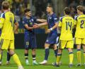 Bild: Armin Durgut/AP/dpa
Bosniens Kapitän Edin Dzeko hat seine Nationalmannschaftskarriere beendet.
