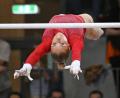 Bild: Marijan Murat/dpa
Lea Quaas zeigt bei der zweiten WM-Qualifikation den besten Mehrkampf.