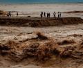 Bild: Jordi Boixareu/ZUMA Press Wire/dpa
Sintflutartiger Regen lässt Fluss Besòs bei Barcelona anschwellen