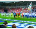 Bild: Zsolt Czegledi/MTI via AP/dpa
Das Spiel Israel gegen Irland ist auch politisch aufgeladen. (Archivbild)