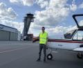 Bild: Marco Müller
Die Prüfung zur Privatpilotenlizenz startete am Nürnberger Verkehrsflughafen und war äußerst anspruchsvoll.