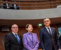 Bild: Michael Kappeler/dpa
Einmal pro Jahr findet die Befragung der Spitzen der deutschen Nachrichtendienste im Bundestag öffentlich statt.