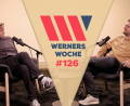 Frank Werner (links) im Gespräch mit Sportreporter Fabian Leeb.