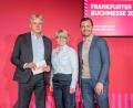 Bild: Andreas Arnold/dpa
Pulitzer-Preisträgerin Jill Leopre auf der Frankfurter Buchmesse.