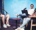 Bild: Gabi Schönberger
Torhüter Patrik Mühlberger (links) ist zu Gast in der neuen Folge des "Powerplay"-Podcast von Oberpfalz-Medien.