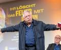 Bild: Andreas Arnold/dpa
Wolf Biermann, der im kommenden Monat 90 Jahre alt wird, tritt auf der Frankfurter Buchmesse auf.