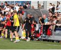 Bild: Dieter Jäschke
Der Grafenwöhrer Trainer Turan Bafra feuert während des Spitzenspiels gegen die SpVgg Trabitz seine Spieler an. Auf den Spitzenreiter der Kreisliga Nord wartet in Tremmersdorf die nächste heikle Aufgabe.