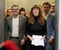 Bild: Annette Riedl/dpa
Bei den Gesprächen zur Regierungsbildung zwischen Linke, Grünen und SPD gibt es Fortschritte.