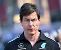 Bild: Philippe Magoni/AP/dpa
Toto Wolff nerven Vorwürfe aus dem Internet. (Archivbild)