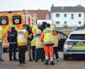 Bild: Tizian Gerbing
Der Einsatz nach den Schüssen in Berngau. Anwohner sollten in ihren Häusern bleiben.