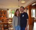 Bild: szl
Claudia und Jürgen Christl aus Witzlasreuth in der Gemeinde Kulmain eröffnen im Herbst ihr Lokal "Almzeit" in Hofstetten bei Kulmain nach fünf Jahren aufwendiger Bauzeit.