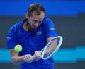 Bild: Achmad Ibrahim/AP/dpa
Daniil Medwedew gewann gegen Jan-Lennard Struff. (Archivbild)